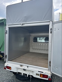 サンバートラック　パネル幌車　観音扉　前出し