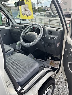 サンバートラック　パネル幌車　観音扉　前出し　運転席