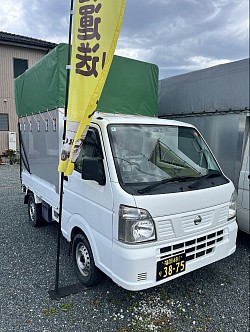 NT100クリッパートラック　パネル幌　リアカーテン
