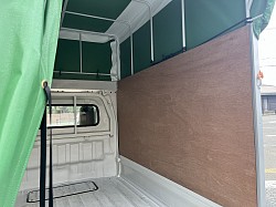 NT100クリッパートラック　パネル幌　リアカーテン　荷室右
